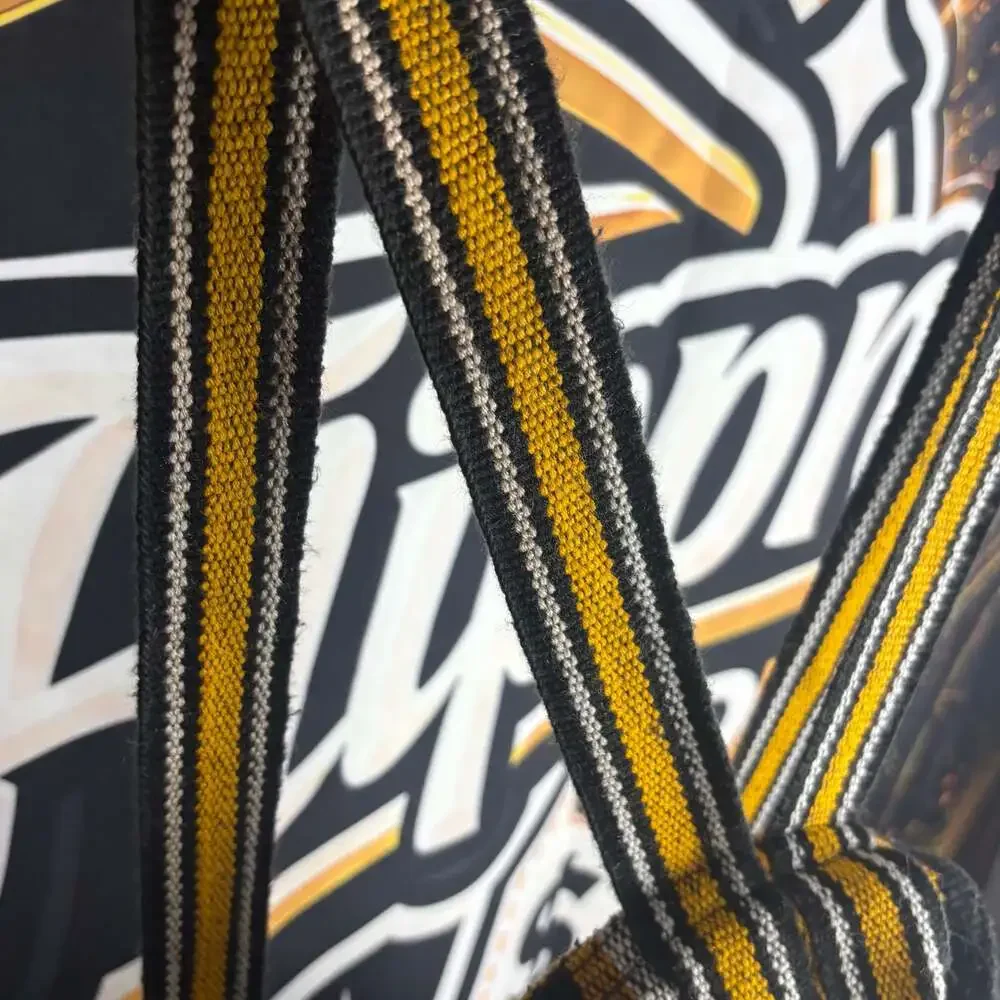 Pittsburgh Steelers Knitted Fan Backpack Boho Long Straps